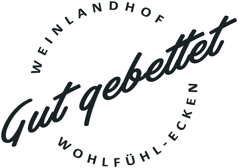 Button: Weinlandhof gut gebettet, Wohlfühlecken