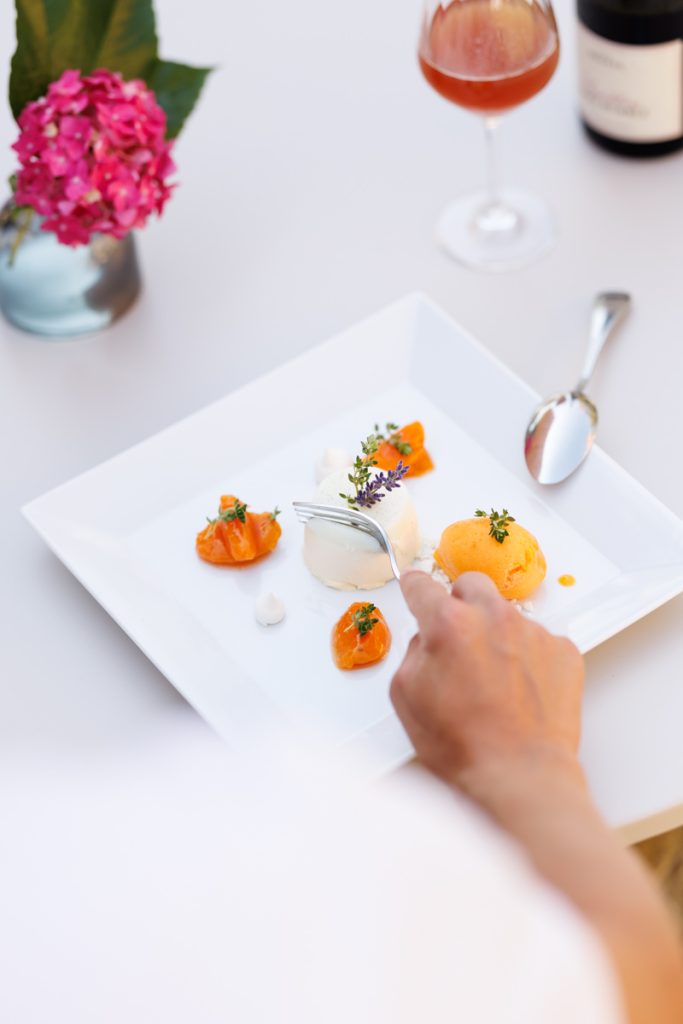 Weinlandhof Gamlitz - fruchtige Sorbets am Teller